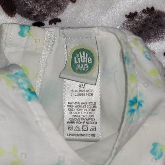 ❄️ 9m | Floral Onesie Poof Dress - Picture 4 of 5